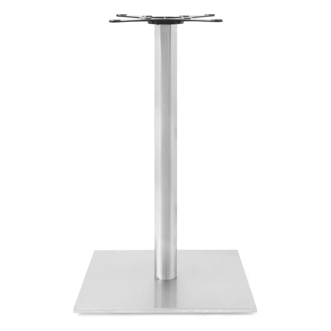 John Boos STB-2242 Bar Height Stainless Steel Table Base, 21x21 Base, 3 Round Column