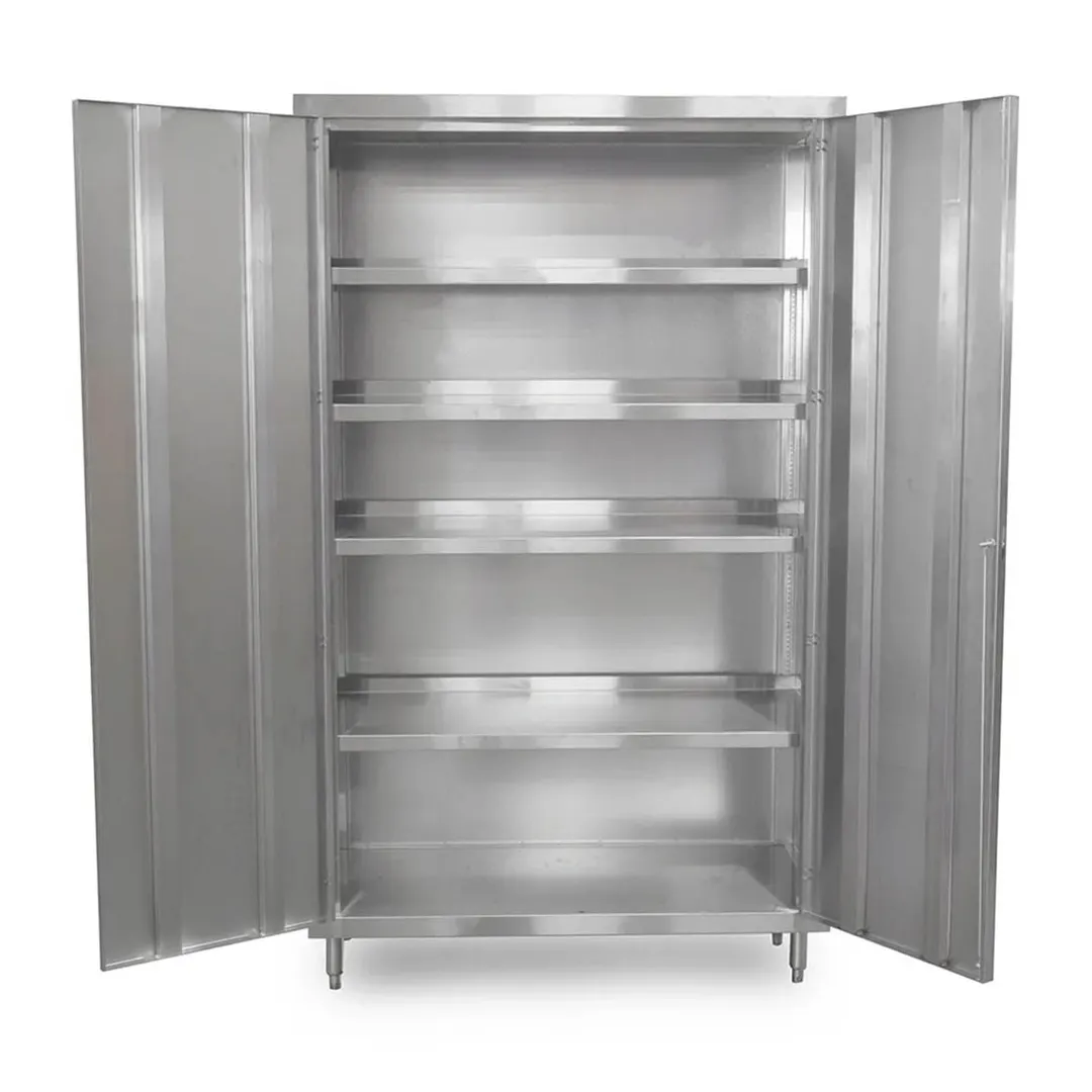 John Boos TCH-223684 Storage Cabinet w/ (2) Hinged Doors with Lock, (4) Adjustable Shelves