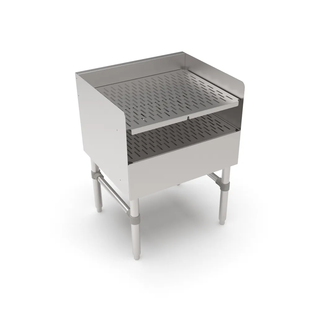 John Boos UBDBR-2118-X Underbar Drainboard Recessed, Freestanding