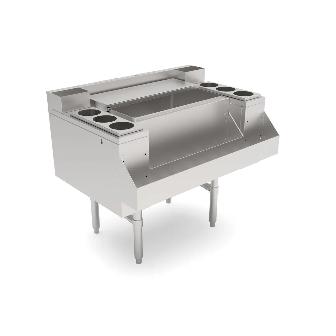 John Boos UBJB-2748-CP10-CH-X Casino Jockey Box, Ice Bin/Cocktail Unit