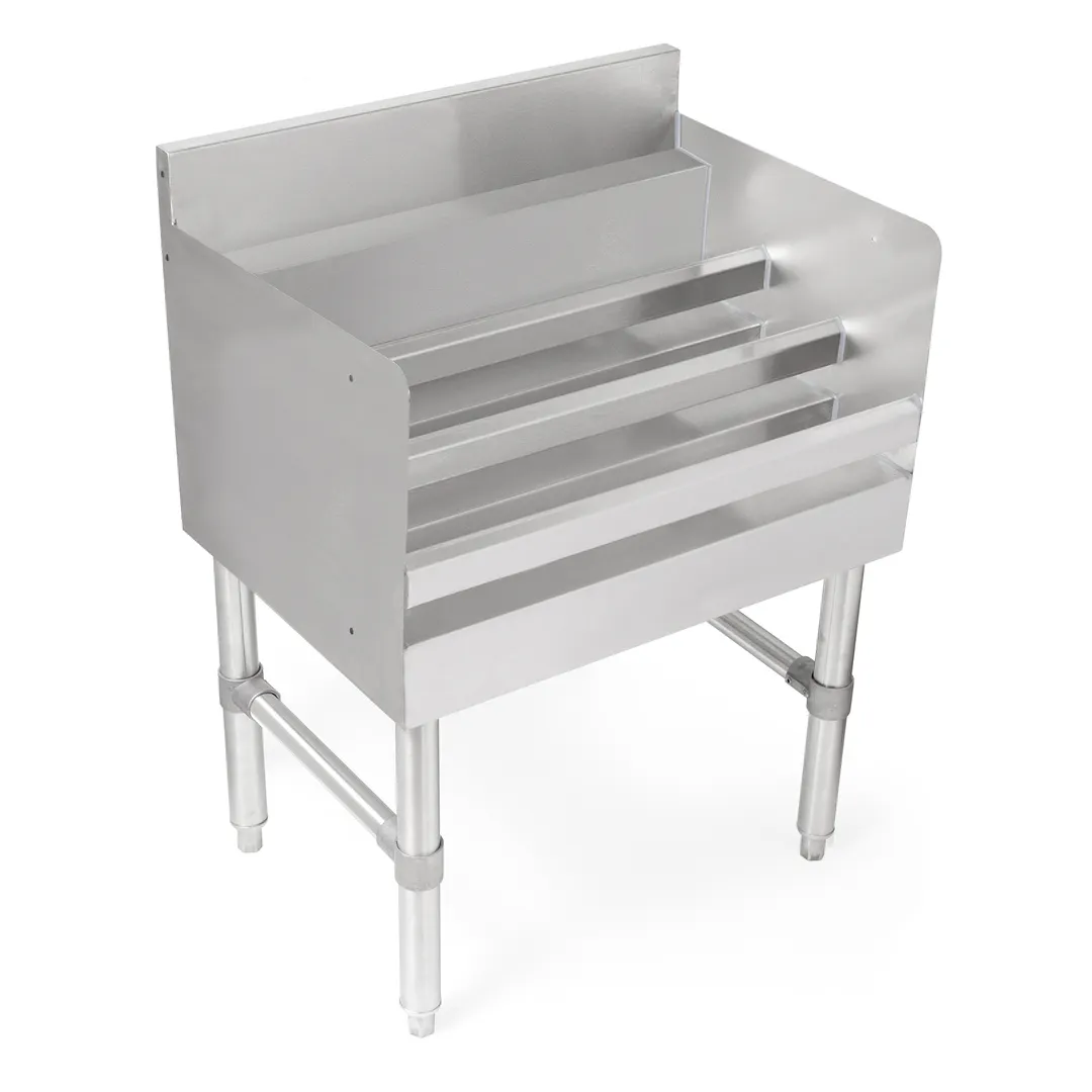 John Boos UBLD-1824 Underbar Liquor Display Unit, Three-Tiered