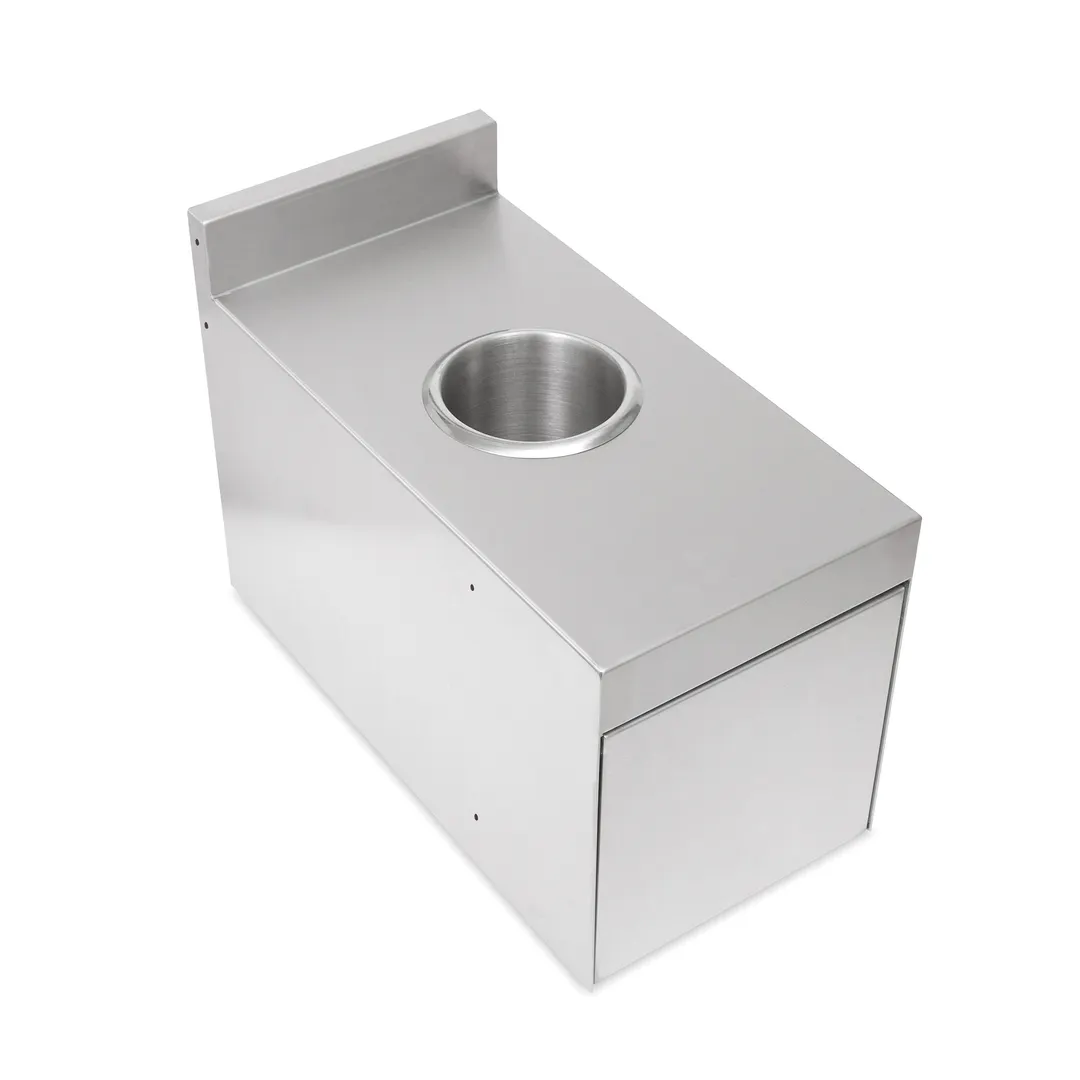 John Boos UBWC-2412-X Underbar Add-On Unit Trash Receptacle Cover
