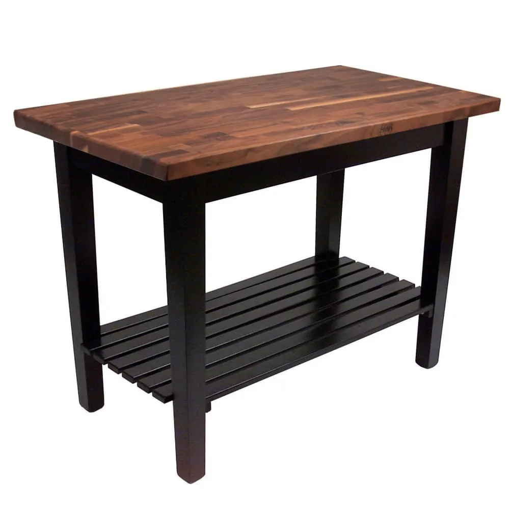 John Boos WAL-C4836-S Blended American Black Walnut Table