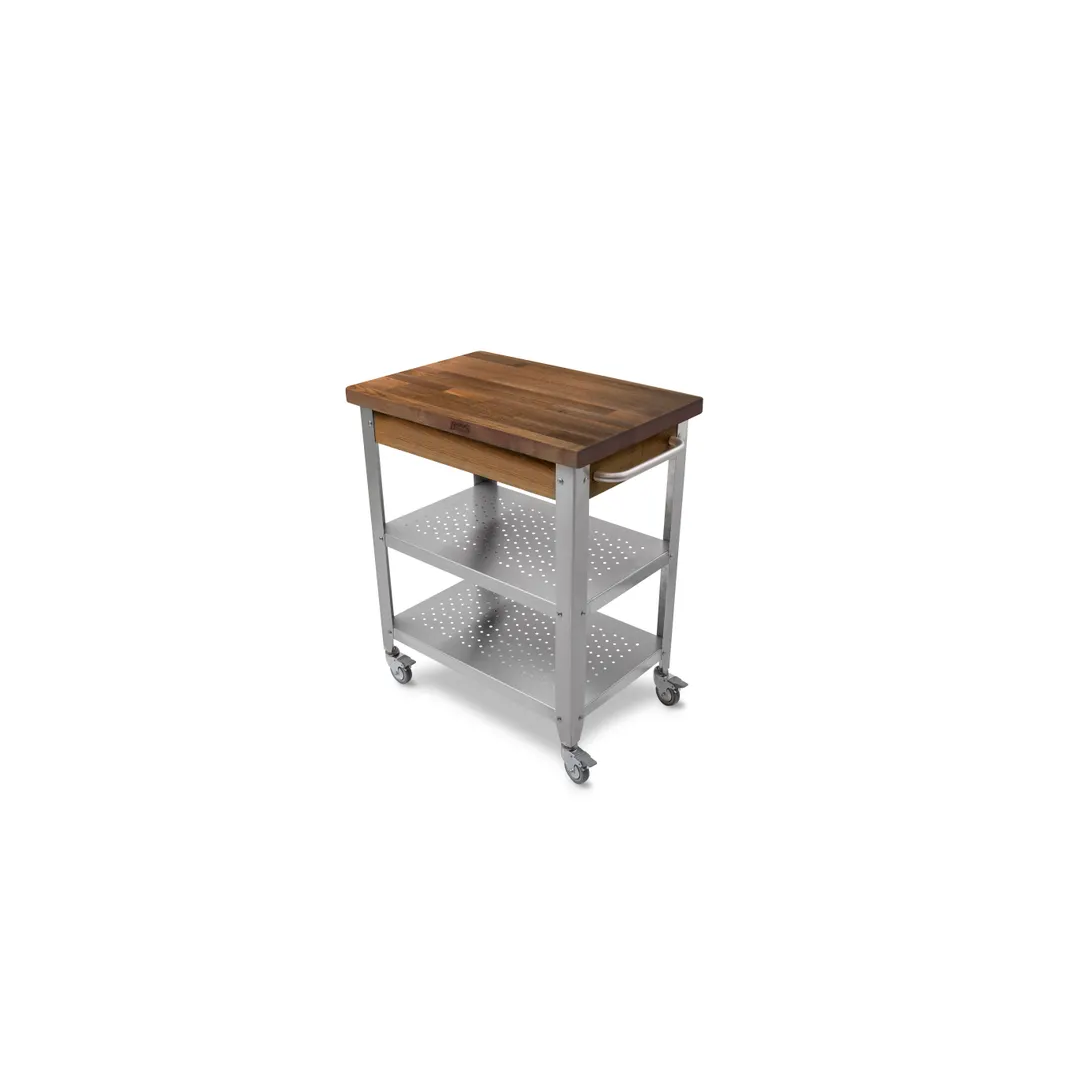 John Boos WAL-CUCE30-ND Cucina Elegante Cart, 30"W X 20"D X 35"H Overall Size