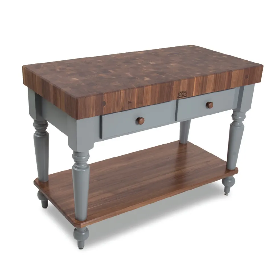 John Boos WAL-CUCR05-SHF American Heritage Rustica Butcher Block