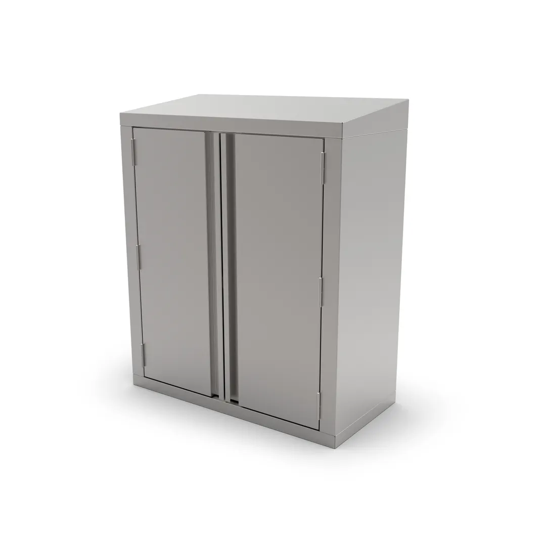 John Boos WCH-36-X 36" Stainless Steel Enclosed Wall Mounted Cabinet w/ Hinged Doors