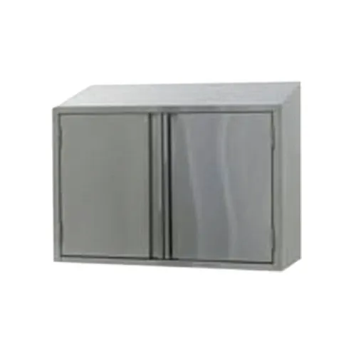 John Boos WCH-60 60" Stainless Steel Enclosed Wall Mounted Cabinet w/ Hinged Doors
