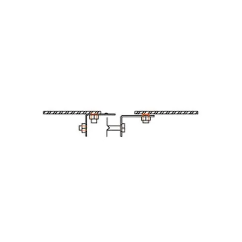 John Boos X-0216B Hairline Field Joint Provision, Bolted,