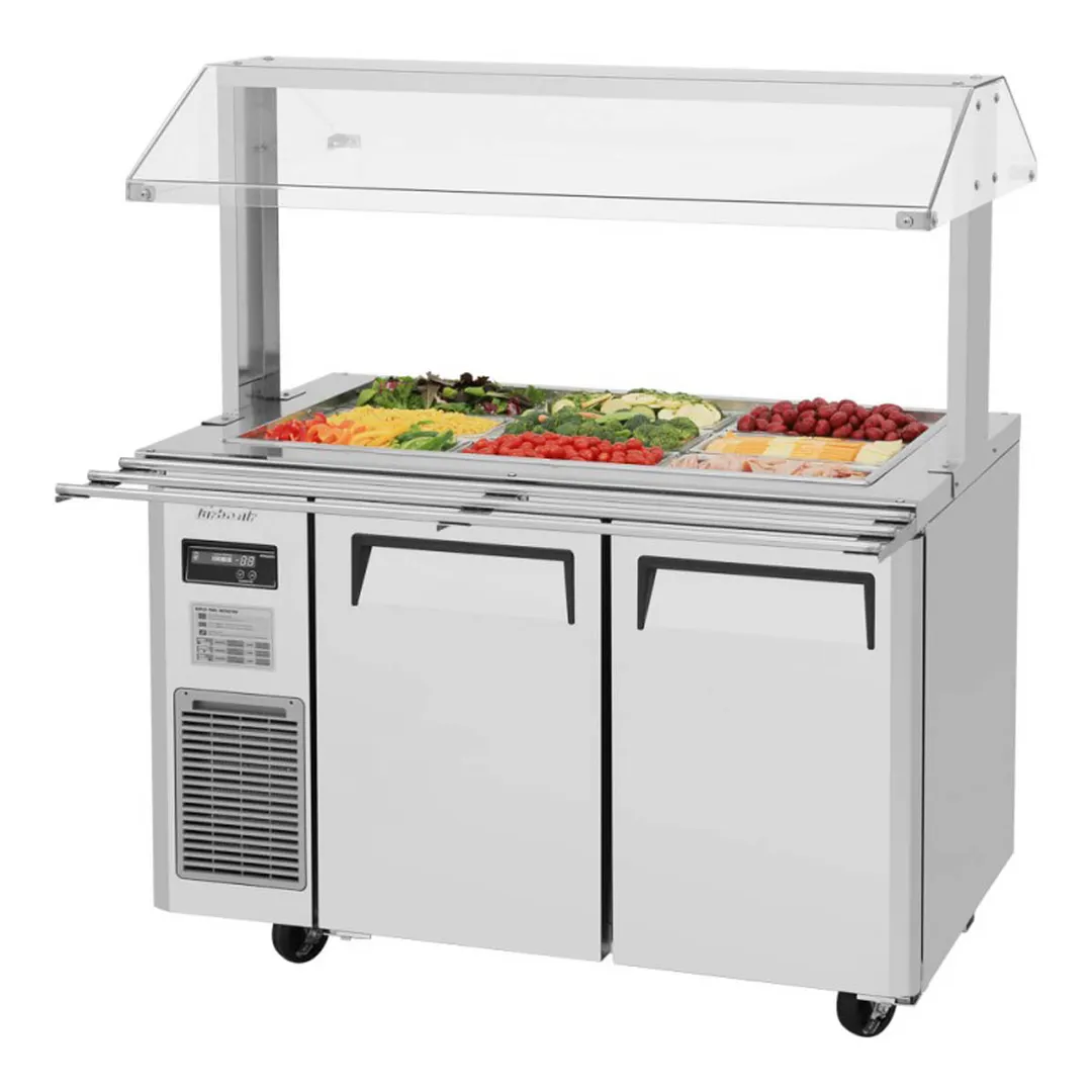 Turbo Air JBT-48-N 47" J Series Refrigerated Buffet Table, (2) Section, (9) Pan, 11.0 cu. ft.