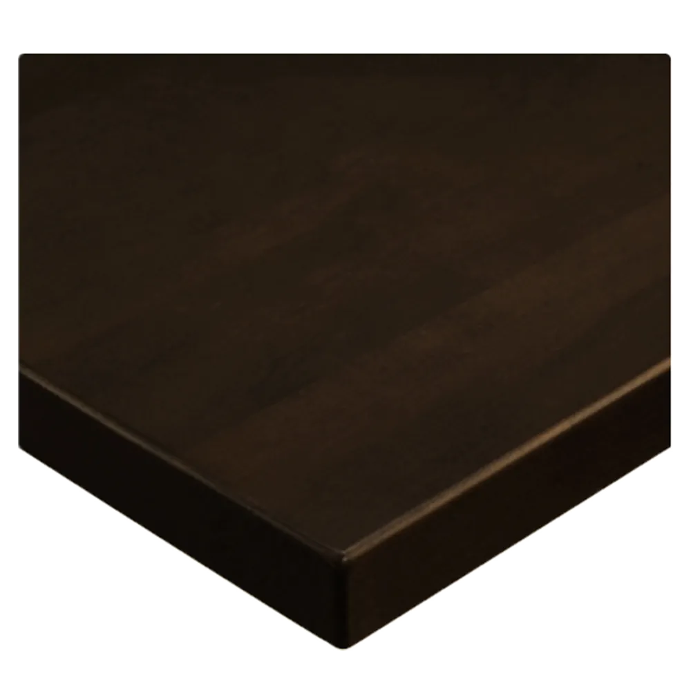 JMC Furniture SOLID WOOD 30X72 DARK WALNUT Rectangular Beechwood Table Top, 30" x 72", 1-1/4" Thick Edge, Plank Style