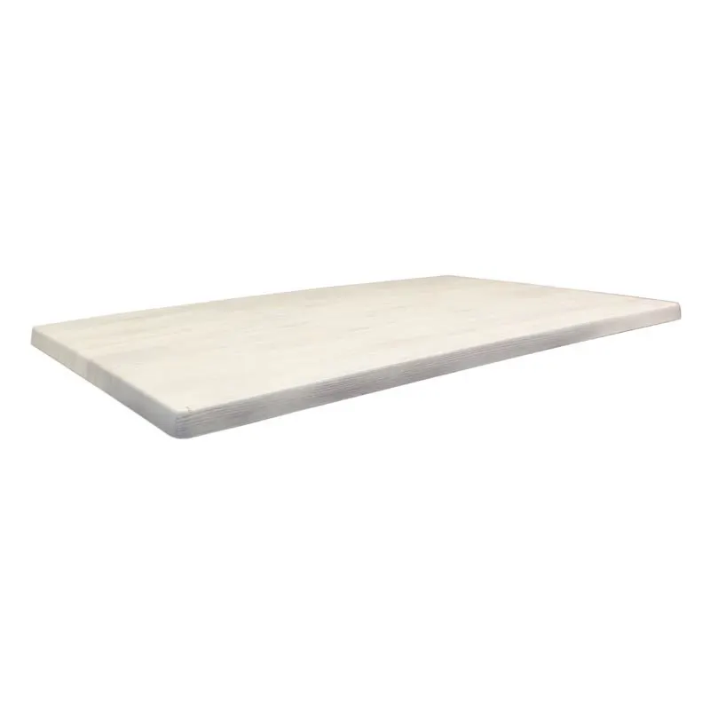 JMC Furniture TOPALIT 28X44 WHITE WOOD Rectangular Table Top, 28" x 44", White Wood Finish, Outdoor Use