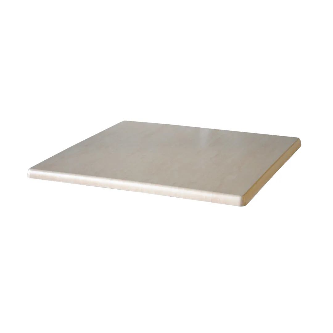 JMC Furniture TOPALIT 32X32 TRAVERTINE Solid Surface Table Top, 32" x 32", 1-1/4" Thick Edge, Square, Outdoor Use
