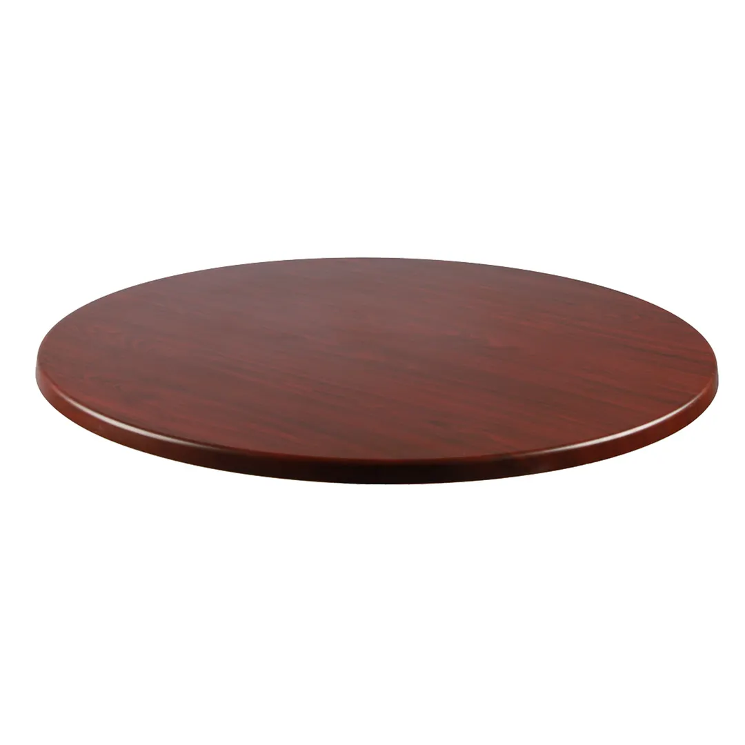 JMC Furniture TOPALIT 36 ROUND ACAJOU 36" Round Solid Surface Table Top, Acajou Finish, Outdoor Use