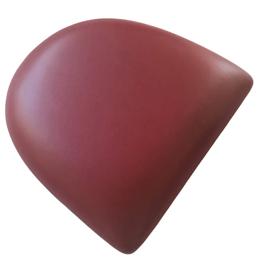 JMC Furniture VINYL SEAT BURGUNDY Burgundy Vinyl Replacement Seat for Restaurant Chair and Barstool