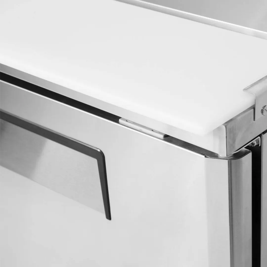 Turbo Air JST-36-N 35" One Section Sandwich / Salad Prep Table w/ 1 Door, 8 Pans