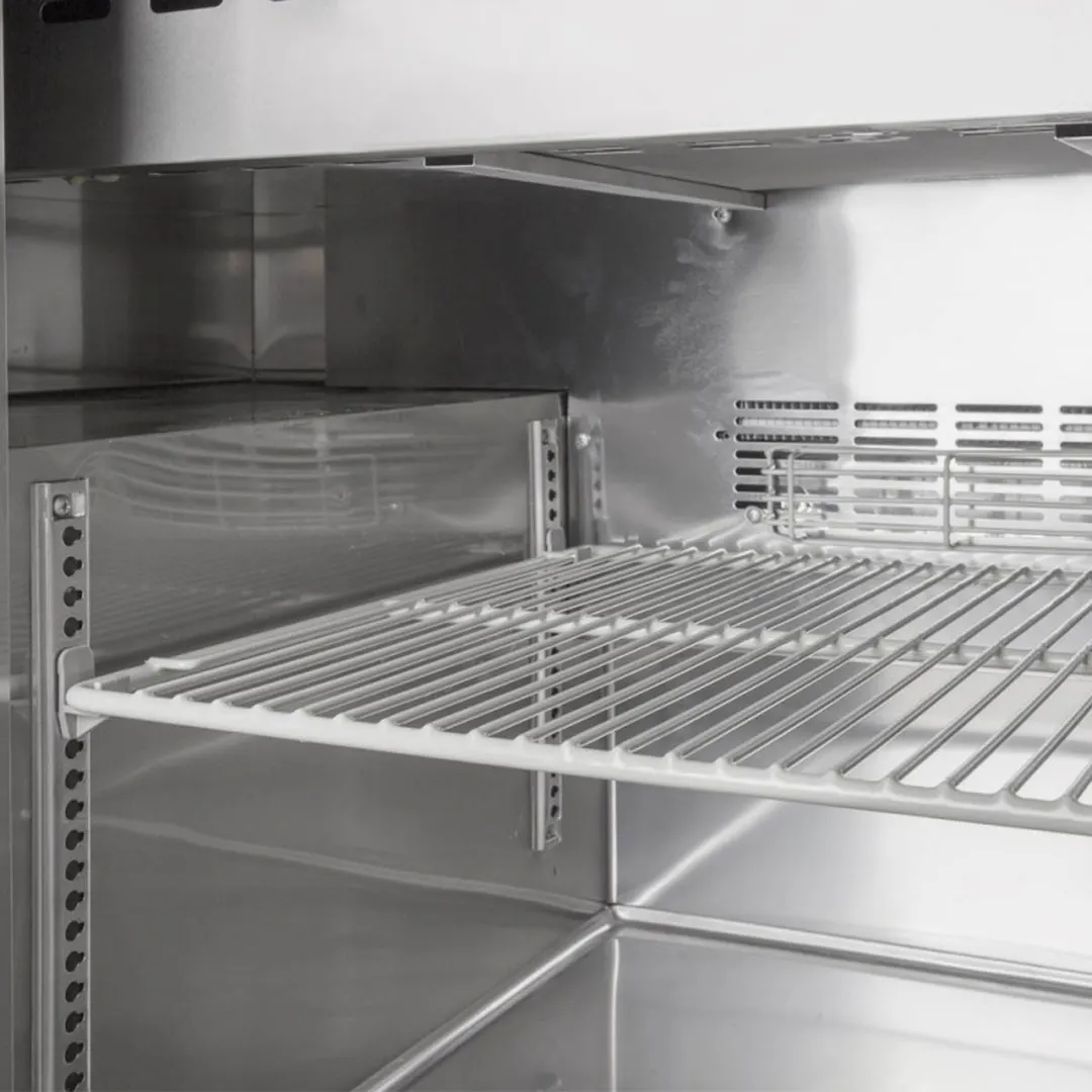 Turbo Air JST-36-N 35" One Section Sandwich / Salad Prep Table w/ 1 Door, 8 Pans