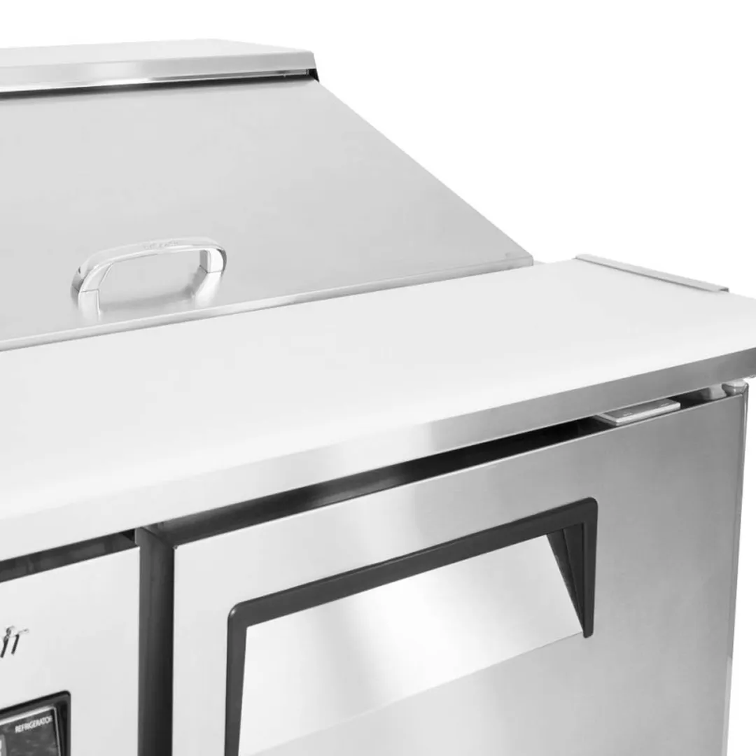 Turbo Air JST-36-N 35" One Section Sandwich / Salad Prep Table w/ 1 Door, 8 Pans