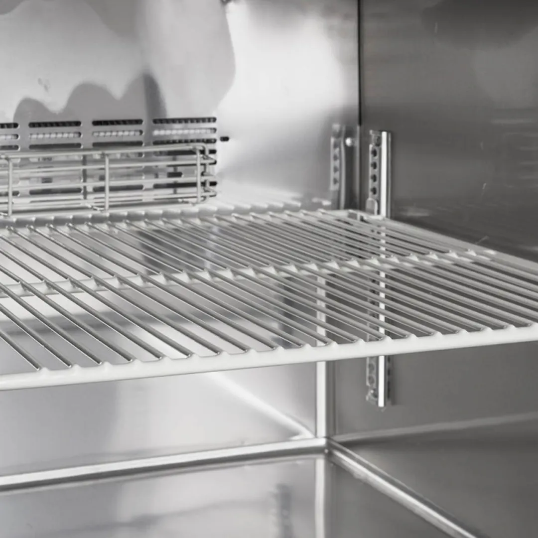 Turbo Air JST-36-N 35" One Section Sandwich / Salad Prep Table w/ 1 Door, 8 Pans
