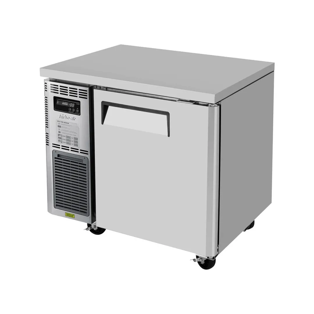 Turbo Air JUF-36-N 35" 1-Door Undercounter Freezer, Stainless Steel, Front Breathing, 6.4 cu. ft.