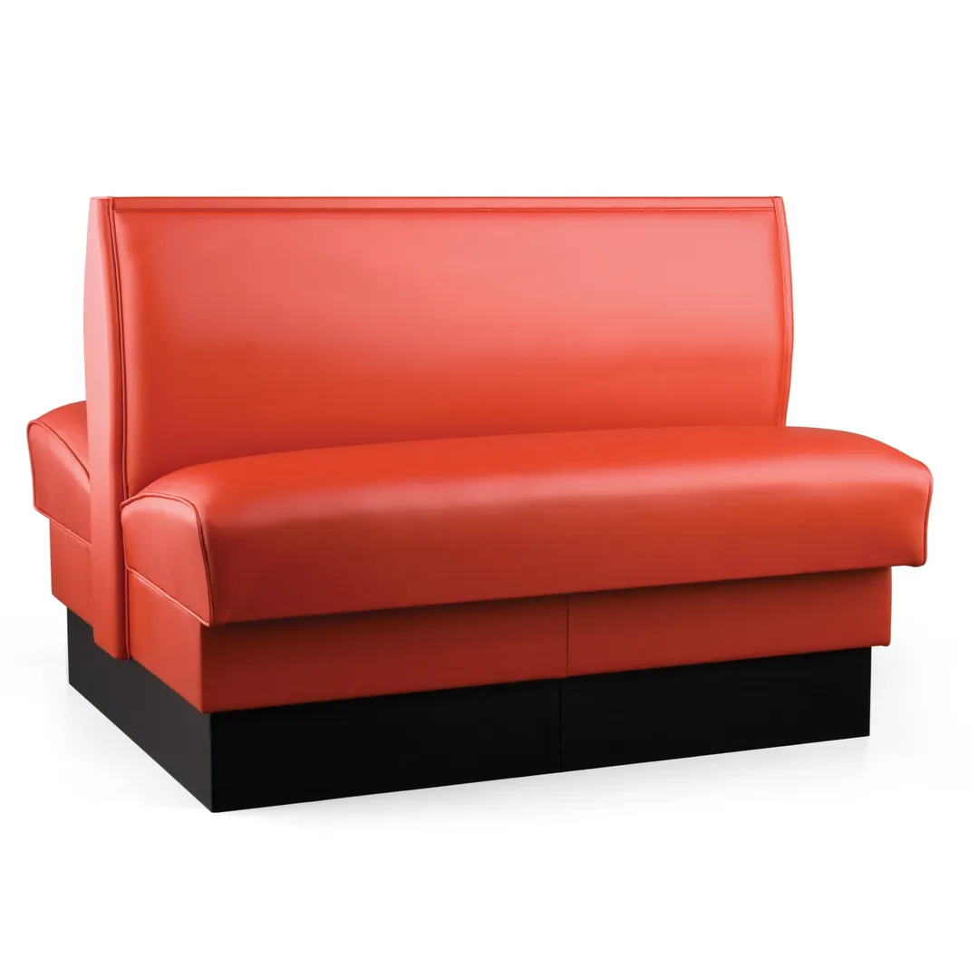 JustChair JBD-UPL-36-GR2 Custom Double Booth, Upholstered Seat & Back, 36"H, Grade 2 Upholstery