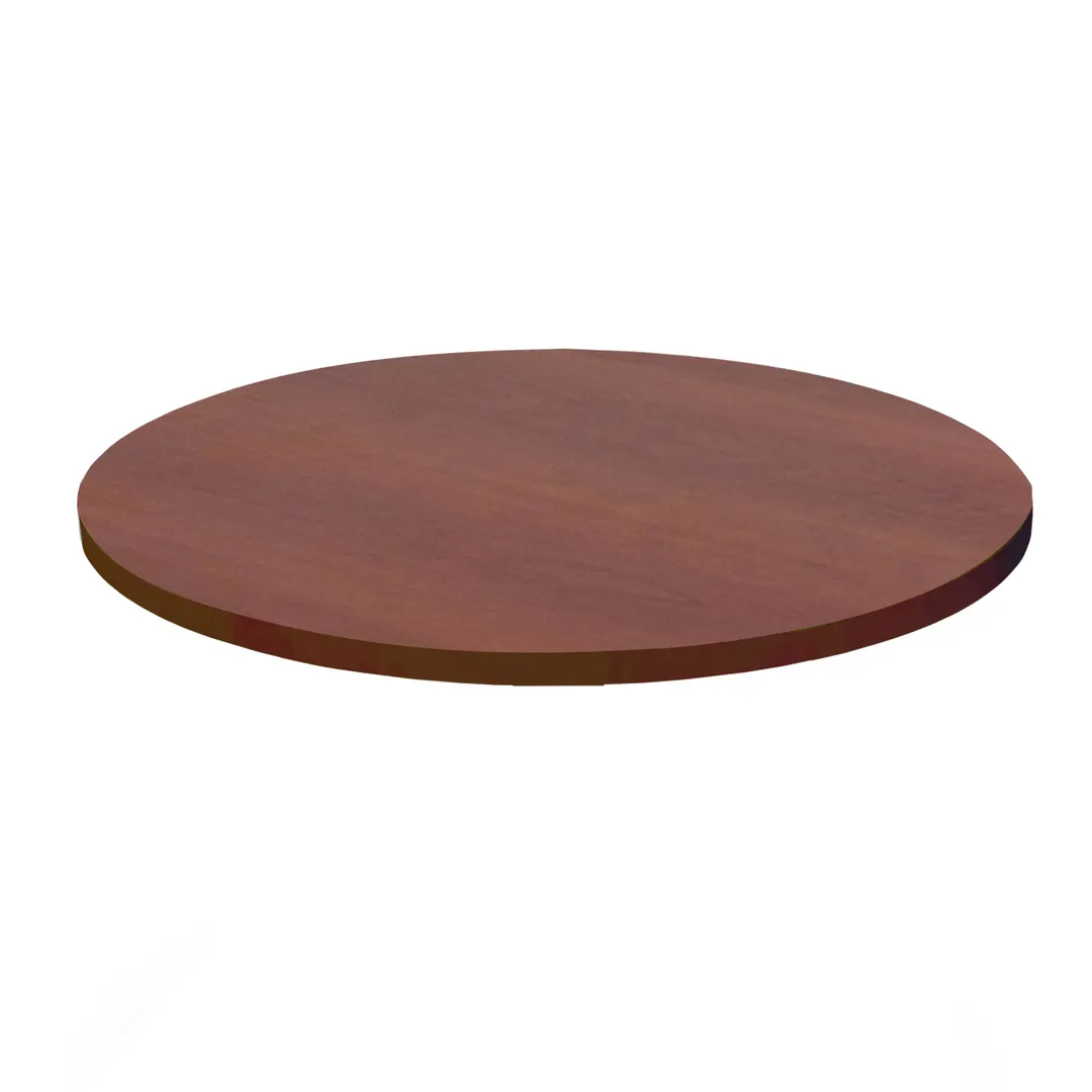 JustChair TTLMSE-48R Wilsonart Laminate Round Table Top, 48 Dia, 1.5 Thick, Self Edge