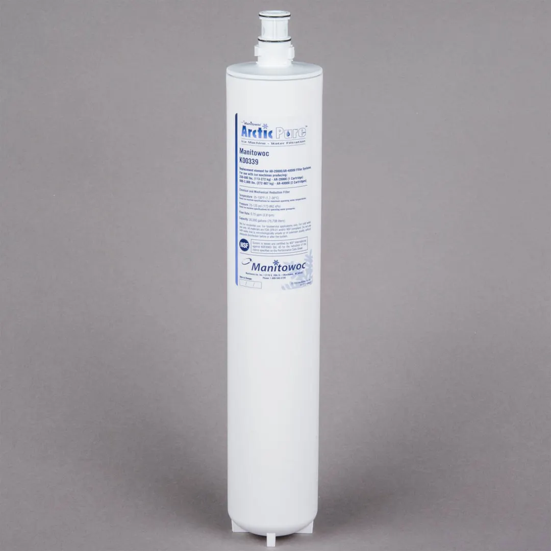 Manitowoc K00339 Replacement Water Filter Cartridge, for AR-20000 & AR-40000 filters