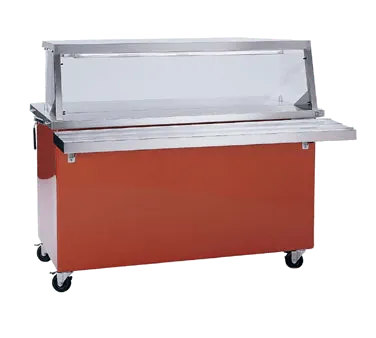 Delfield KC-50 50" Shelleyglas® Solid Top Serving Counter, Enclosed Base w/Storage