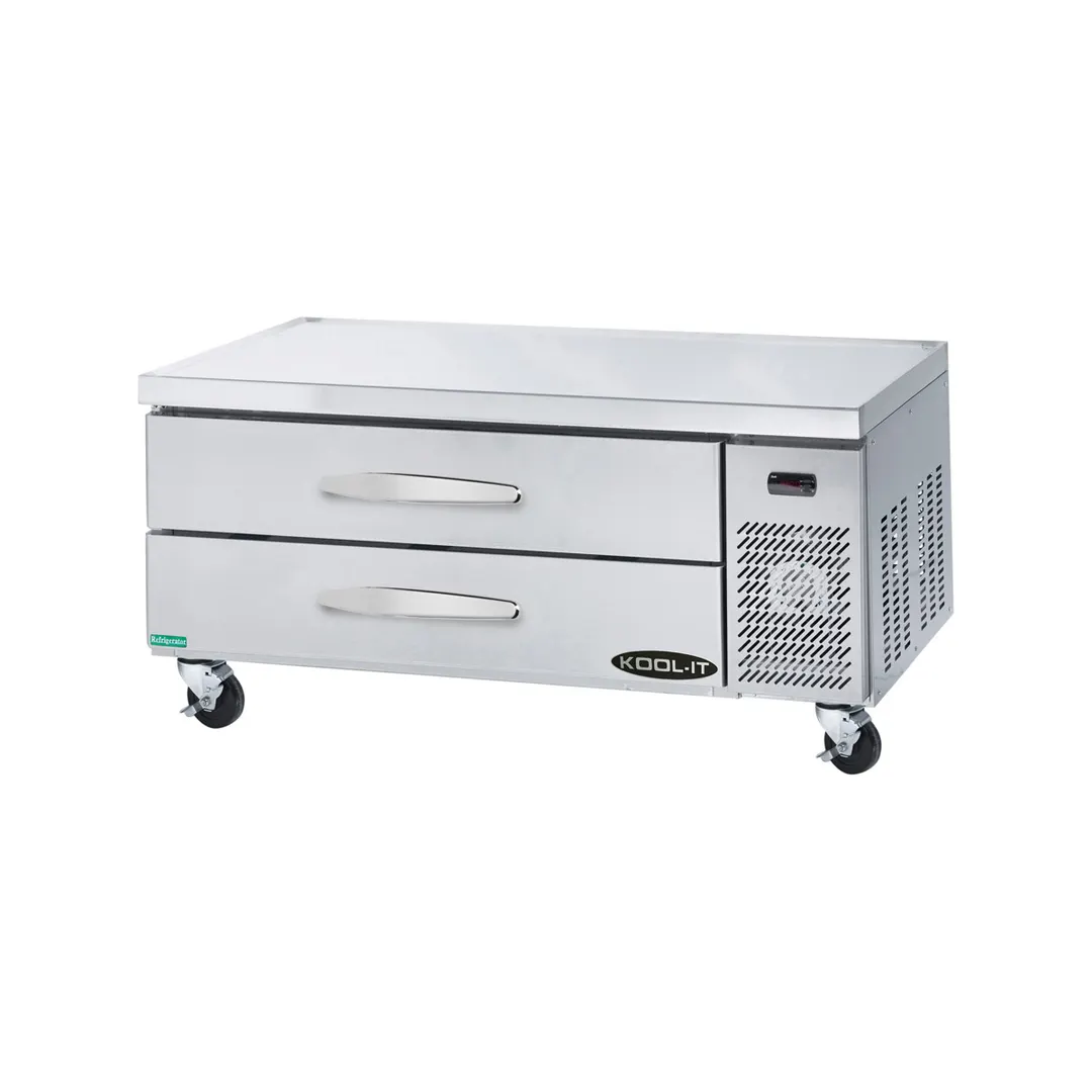 Kool-It KCB-60-2M 60" 2 Drawers Refrigerated Chef Base w/ Marine Edge Top