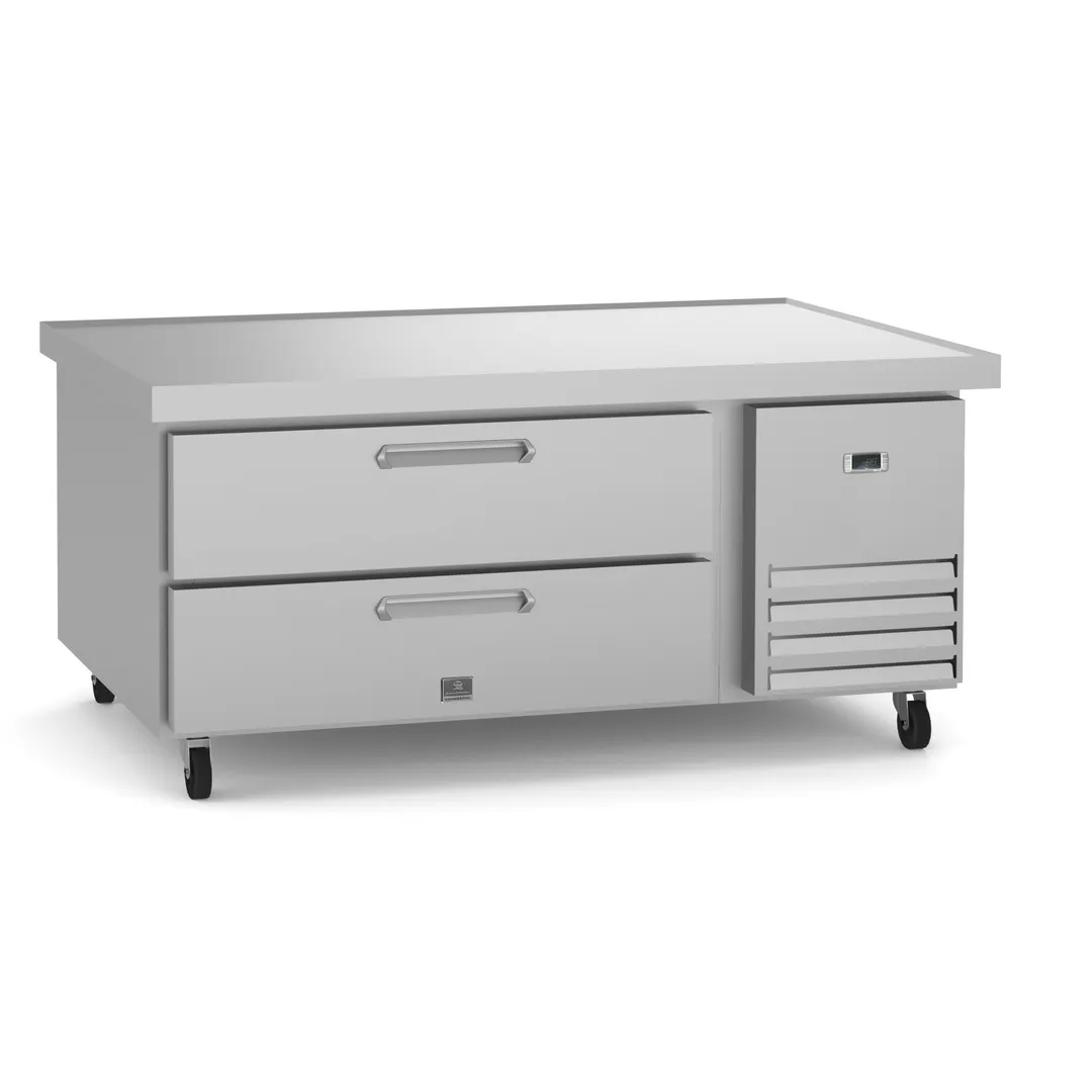 Kelvinator KCHCB48R 48" 2 Drawers Refrigerated Chef Base w/ Flat Top, Stainless Steel