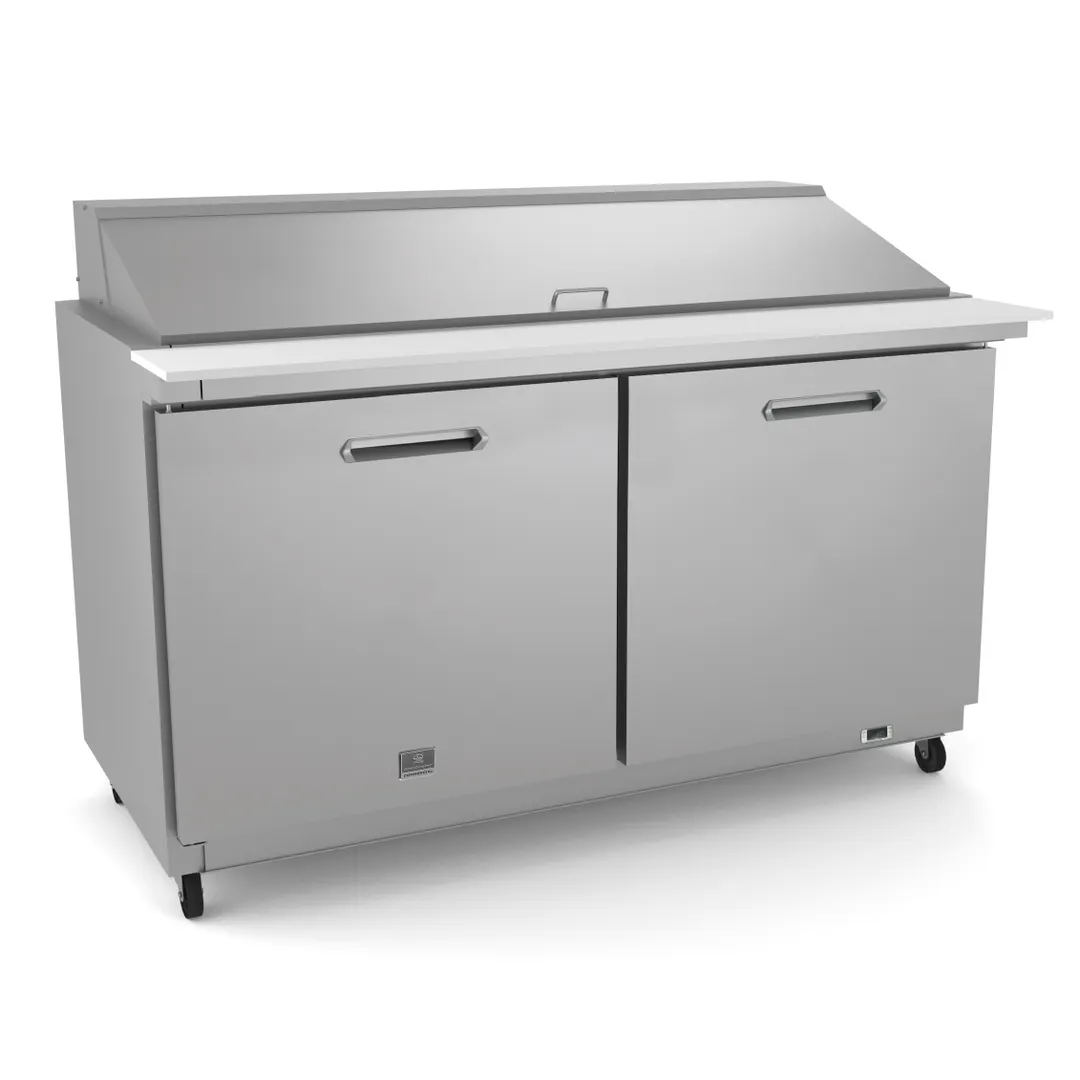 Kelvinator KCHMT60.24 61" Mega Top Sandwich/Salad Prep Table w/ 2 Doors, 24 Pans