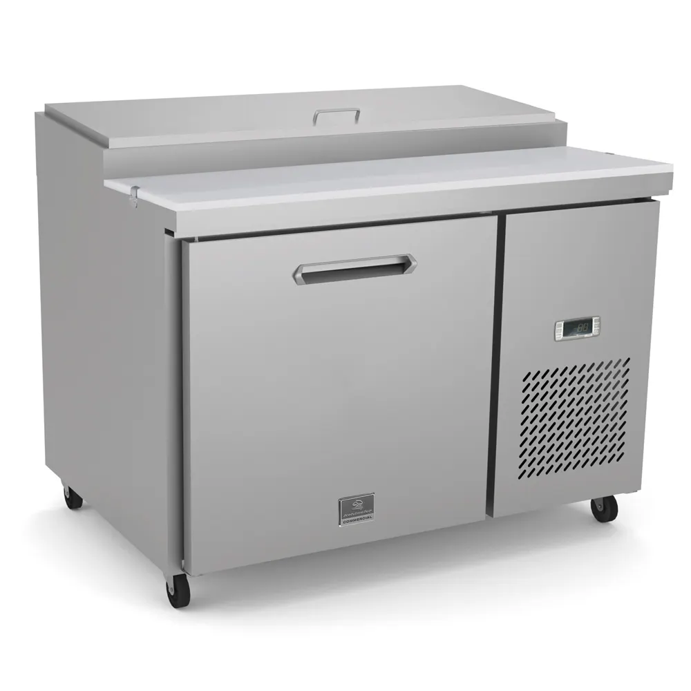 Kelvinator KCHPT50.6 47" 1-Section Refrigerated Pizza Prep Table w/ 1 Door, 12 cu. ft.