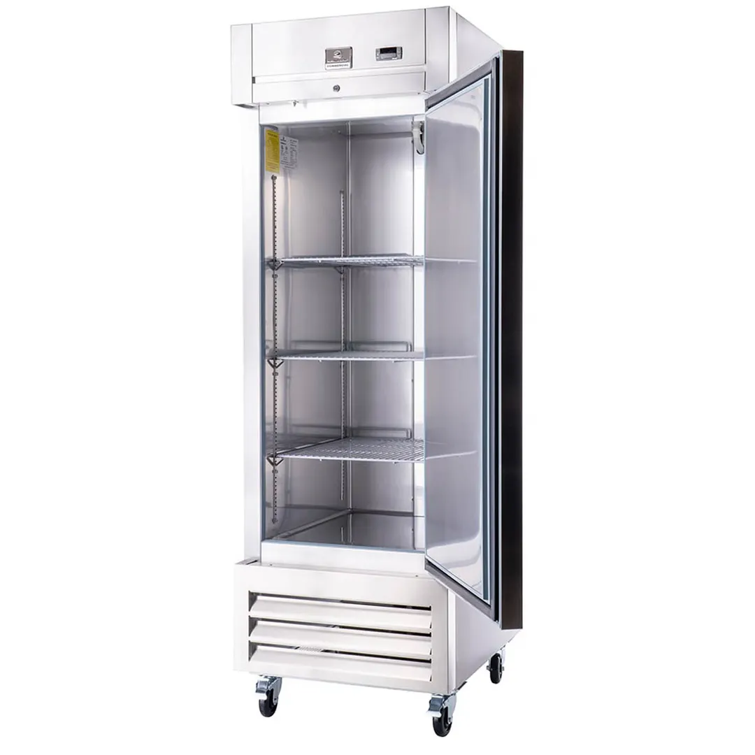 Kelvinator KCHRI27R1DRE 26" 1-Section Reach-In Refrigerator w/ Solid Door, Bottom Mounted, Stainless Steel, 23 cu. ft.