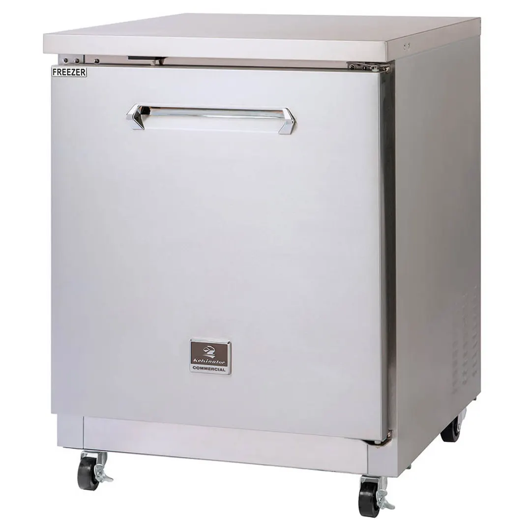 Kelvinator KCHUC27R 27" 1-Door Undercounter Refrigerator, Stainless Steel Finish, 6 cu. ft.