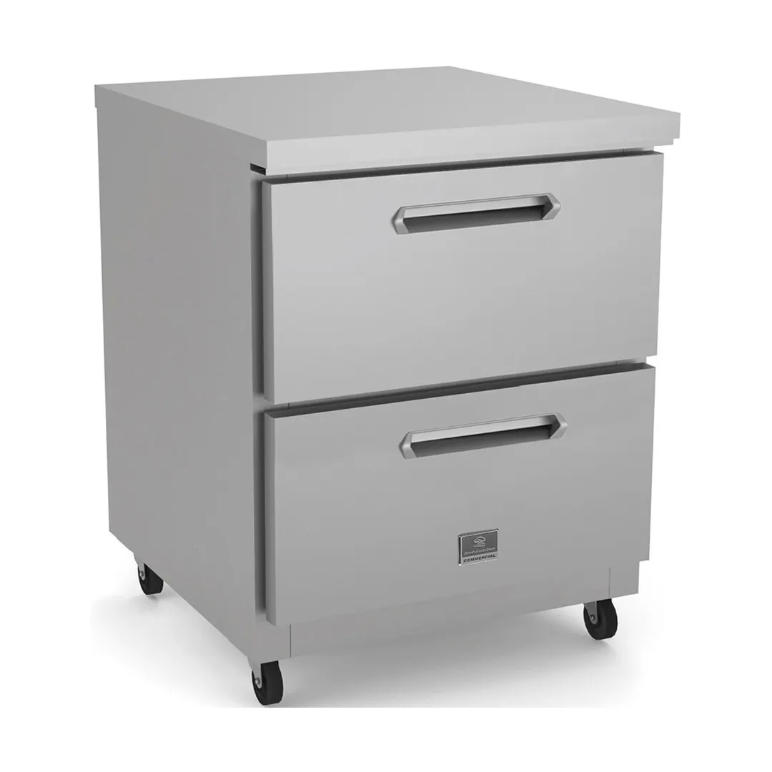 Kelvinator KCHUC27.2DR-32 27" 2-Drawer Undercounter Refrigerator, Stainless Steel, 6.5 cu. ft.