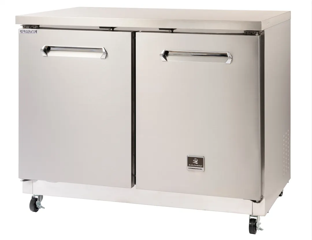 Kelvinator KCHUC36F-32 36" 2-Door Undercounter Freezer, Stainless Steel, 8.9 cu. ft.
