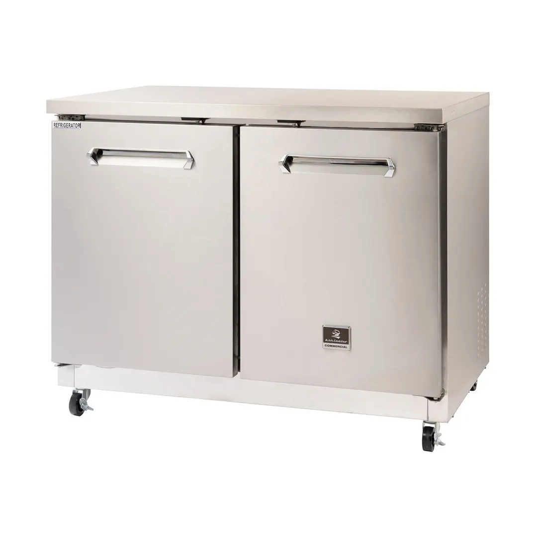 Kelvinator KCHUC36R-32 36" 2-Door Undercounter Refrigerator, Stainless Steel, 8.9 cu. ft.
