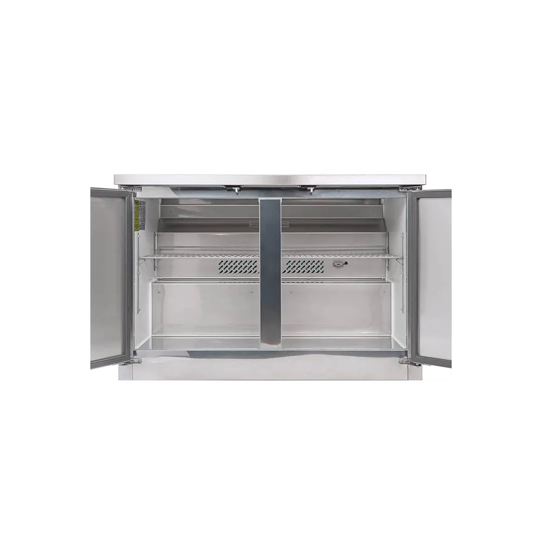 Kelvinator KCHUC48F 48" 2-Section Undercounter Freezer w/ 2 Doors, 12 cu. ft.