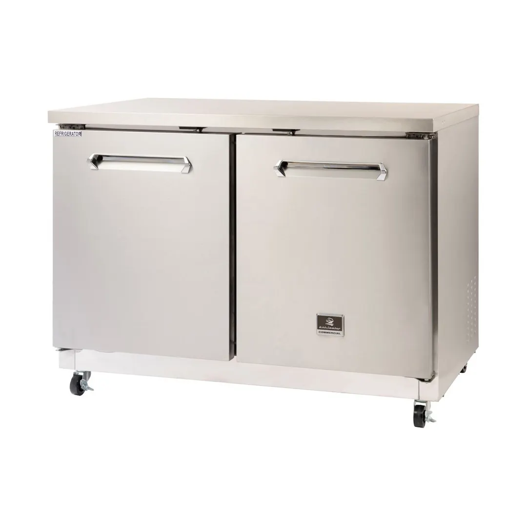 Kelvinator KCHUC48R-32 48" 2-Door Undercounter Refrigerator, Stainless Steel, 12 cu. ft.