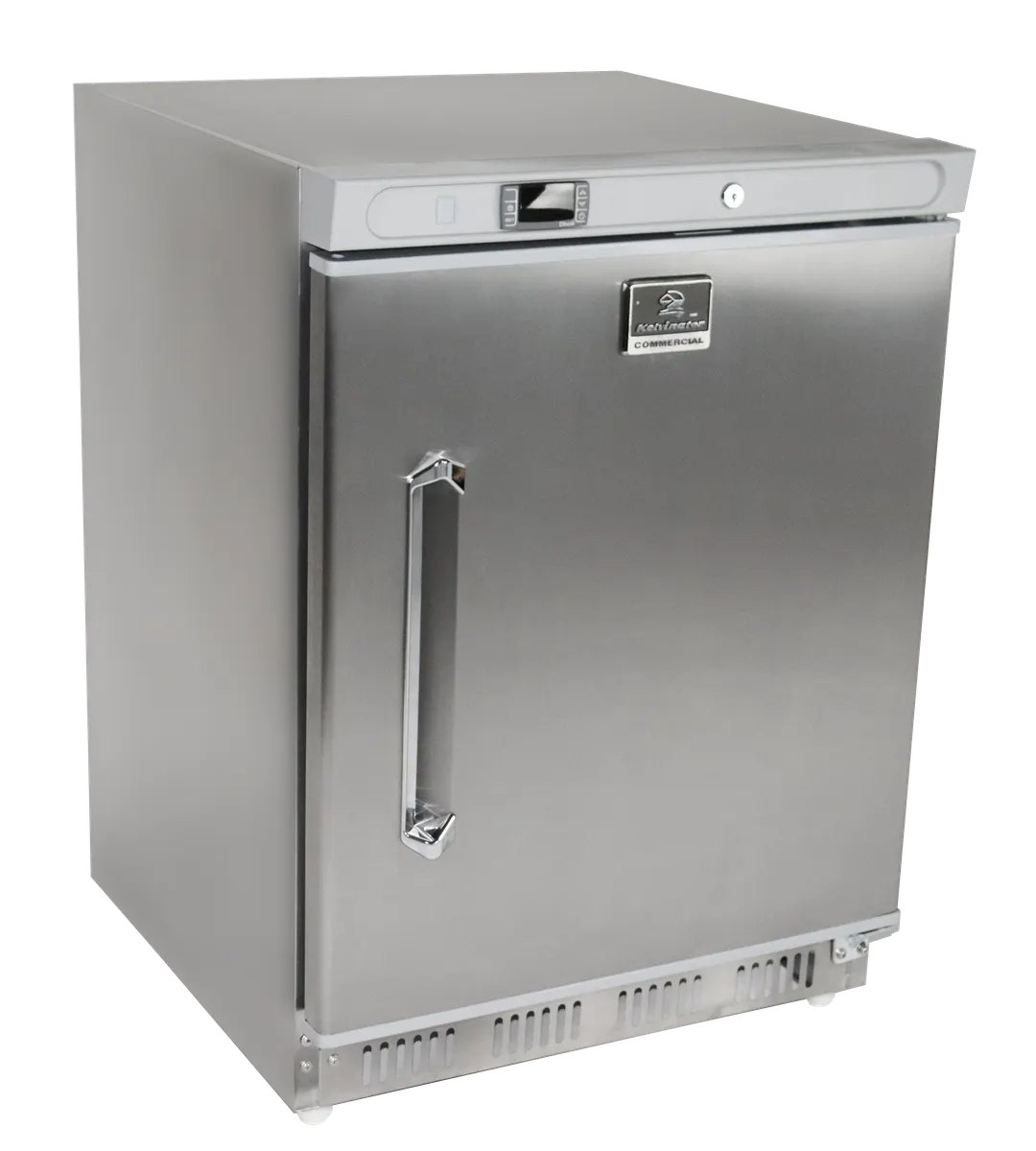 Kelvinator KCHUC23F 24" 1-Door Undercounter Freezer, Galvanized & Stainless Steel, 4.4 cu. ft.