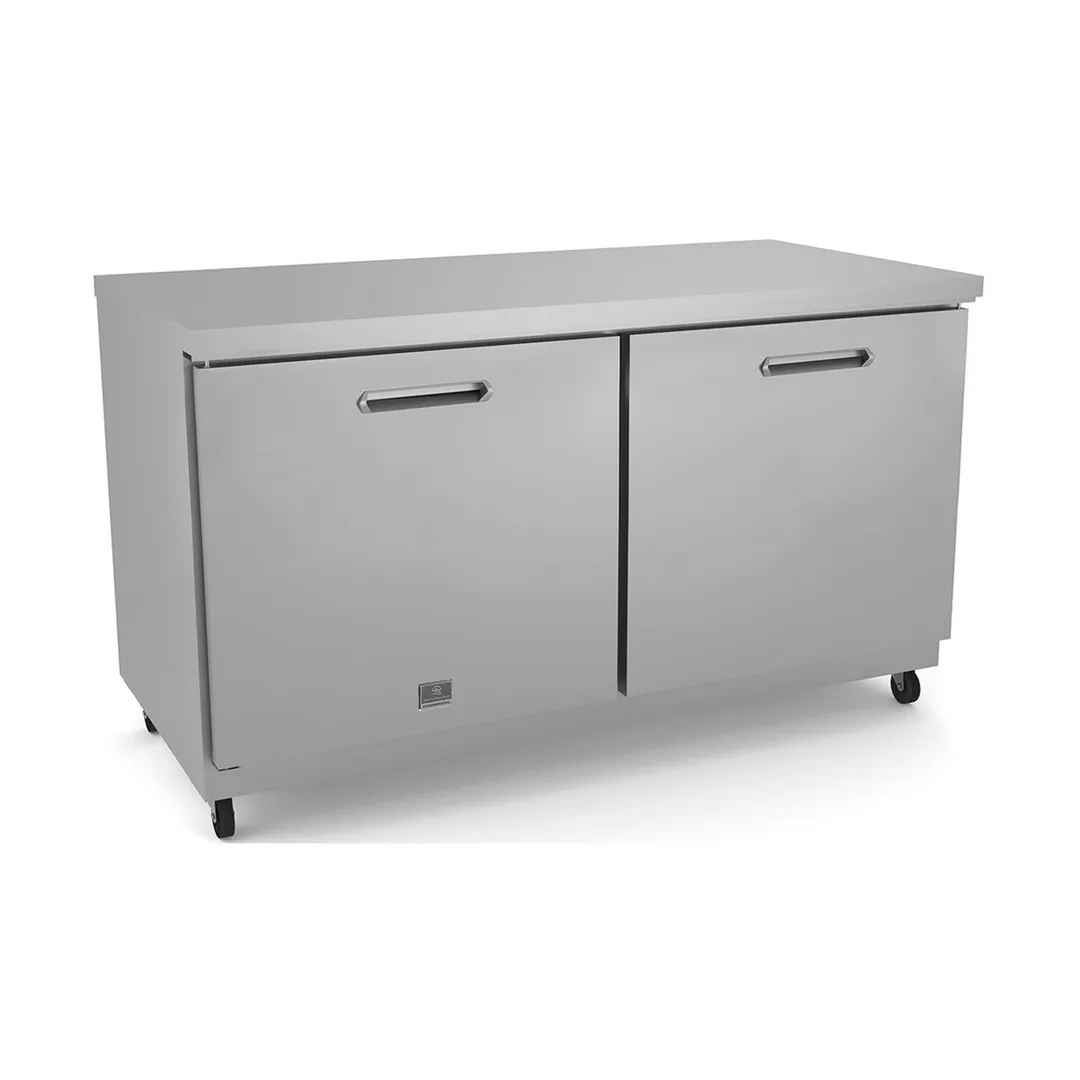 Kelvinator KCHUC60R-32 60" 2-Door Undercounter Refrigerator, Stainless Steel, 15.5 cu. ft.
