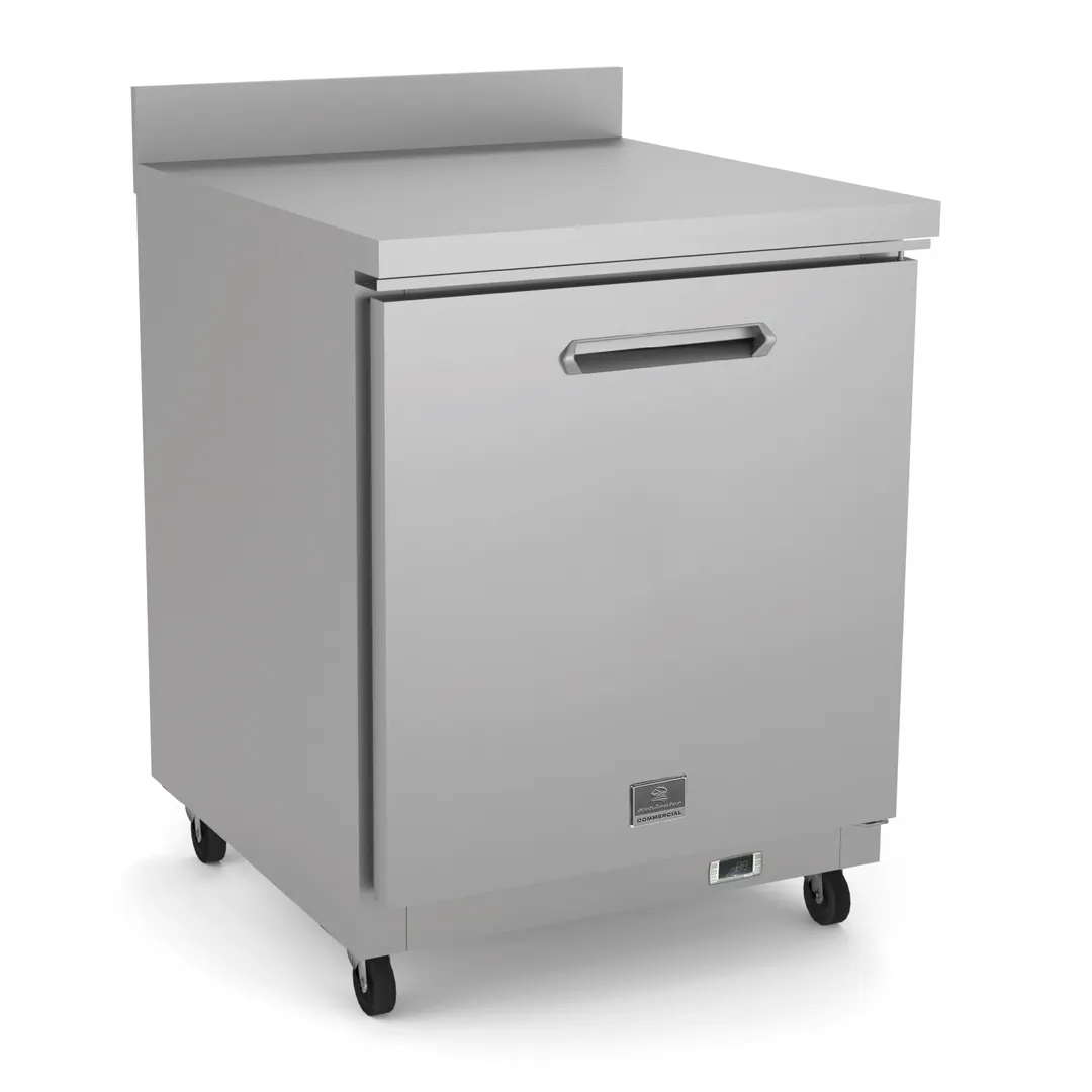 Kelvinator KCHUCWT27F 27" 1-Solid Door Worktop Freezer, Stainless Steel Exterior, 6.5 cu. ft.