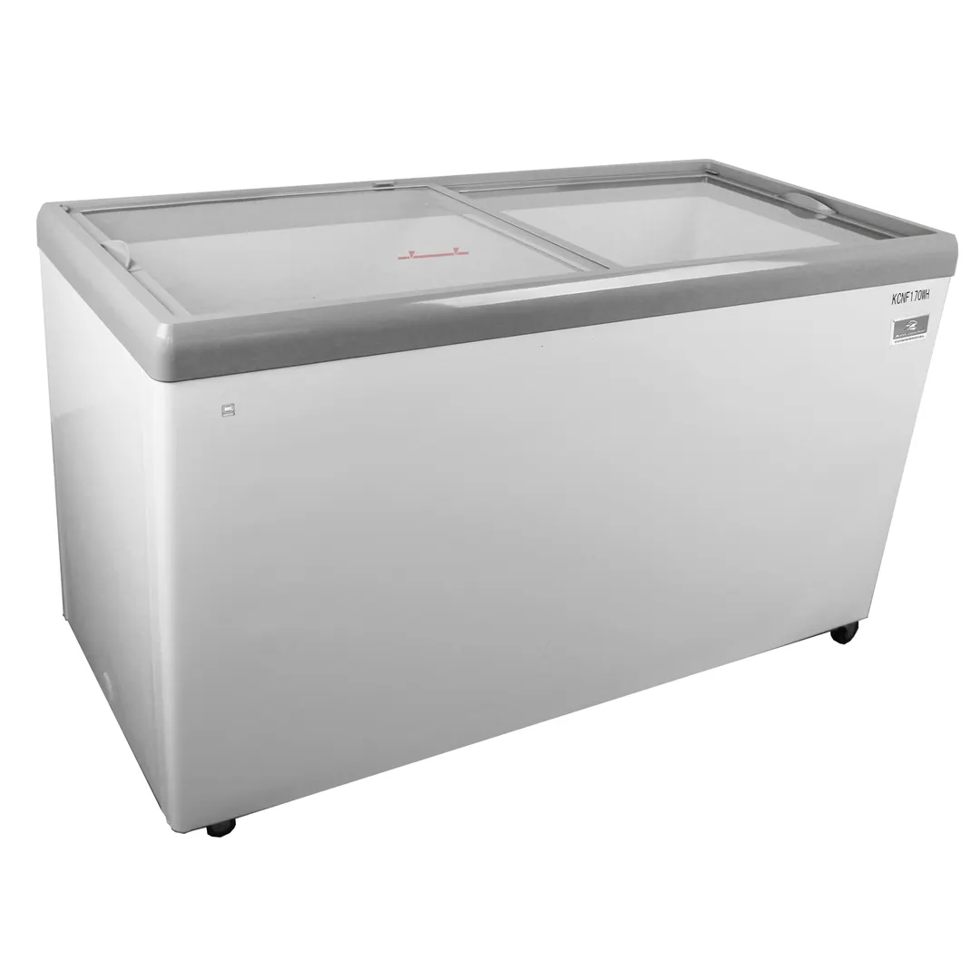 Kelvinator KCNF170WH 71" Flat Lid Ice Cream Display Freezer, 18 cu. ft.