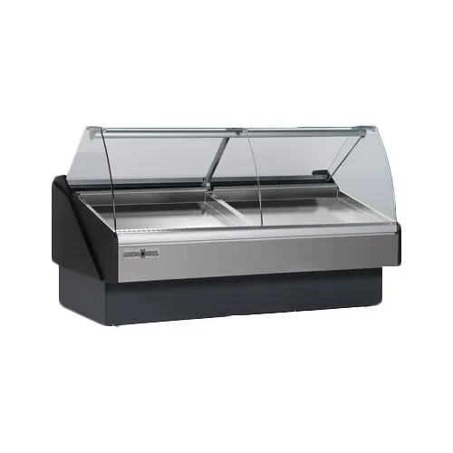 Hydra-Kool KFM-SC-40-R 40" Curved Refrigerated Seafood Display Case, Remote