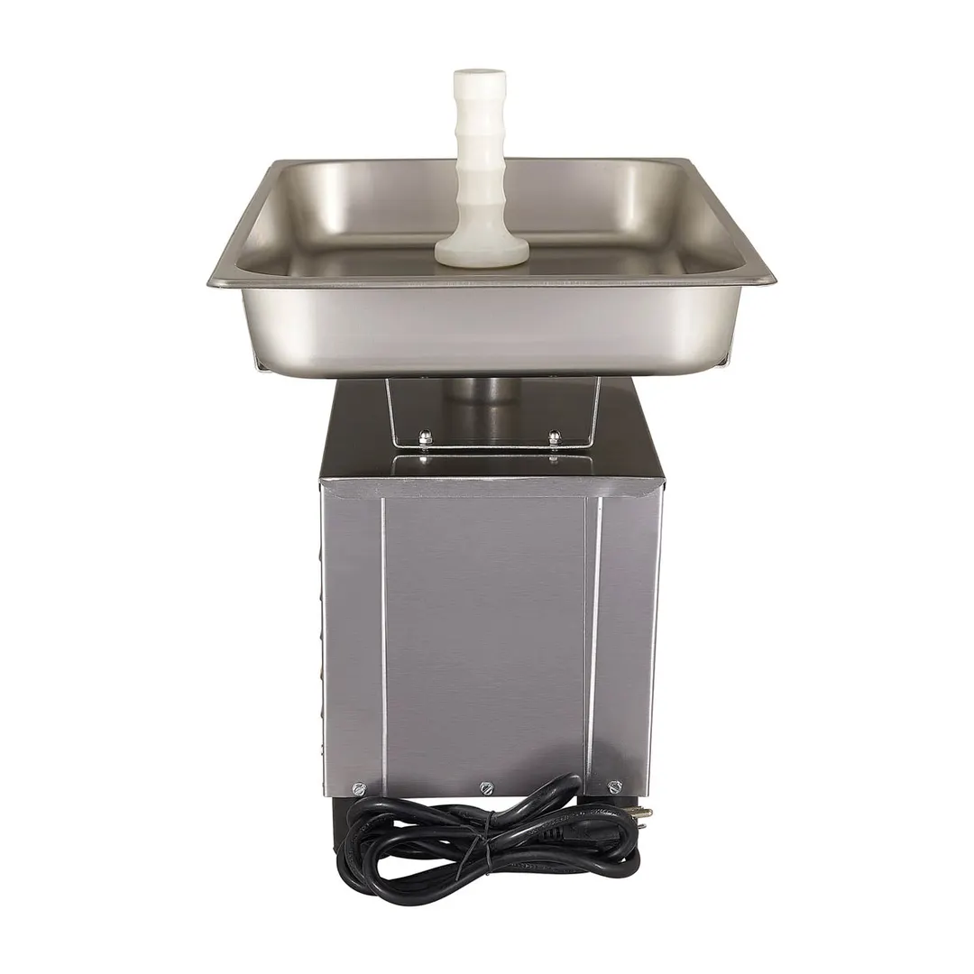 Pro-Cut KG-12-SS Bench Electric Meat Grinder – #12 Hub, 3/4 HP, 444/342 lb/hr, Stainless Steel, 550W, 115V, Non‑Slip Feet