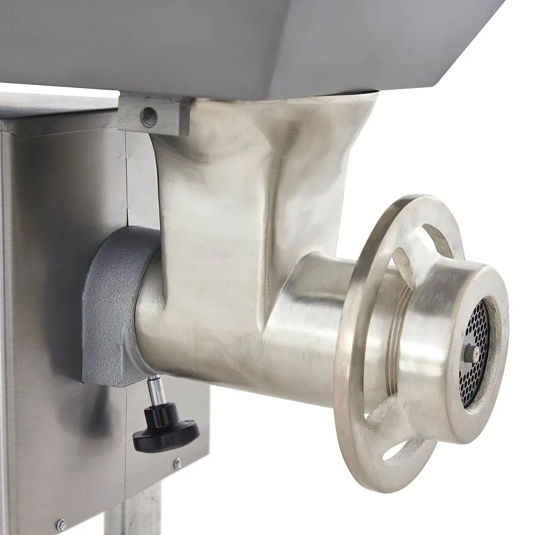 Pro-Cut KG-22-W Bench Meat Grinder, #22 Hub, 1 HP, 110V, Cast Iron Head & Stainless Body