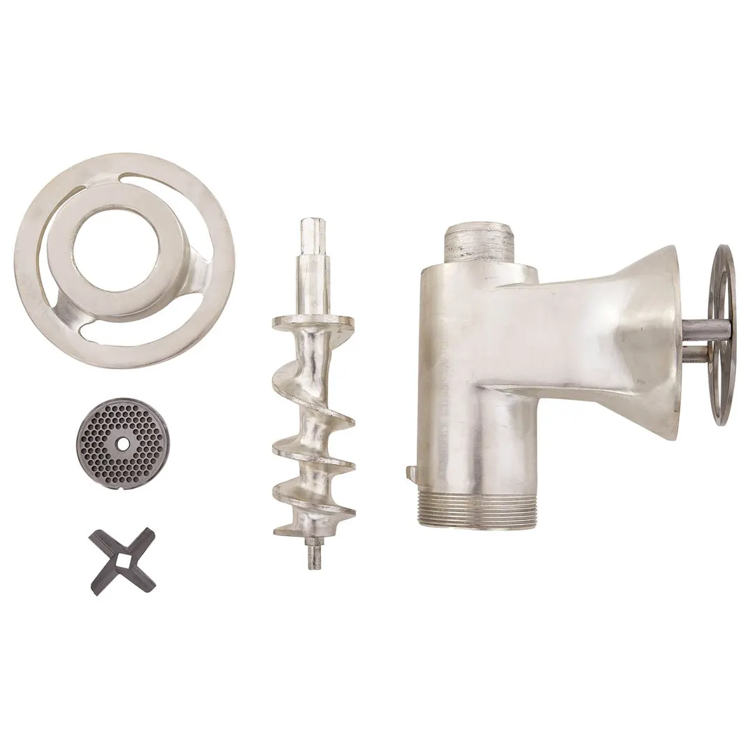 Pro-Cut KG-22-W Bench Meat Grinder, #22 Hub, 1 HP, 110V, Cast Iron Head & Stainless Body