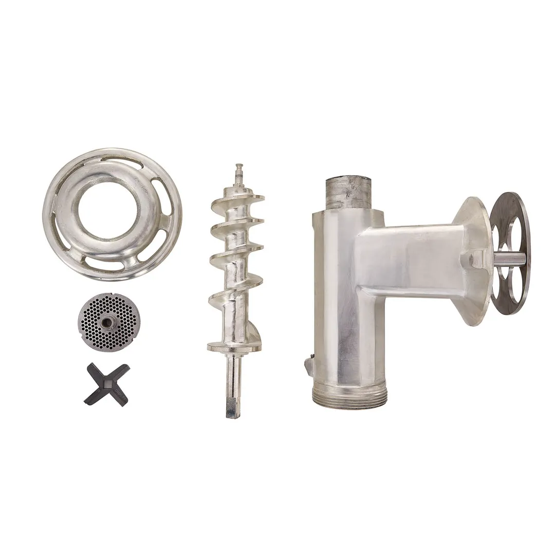 Pro-Cut KG-32-XP Floor Electric Meat Grinder, #32 Hub, 5 HP, 3840/1860 lb/hr, Cast Iron Headstock, Stainless Steel Body