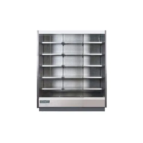 Hydra-Kool KGV-MO-3-R 75" Vertical Open Air Merchandiser in Gray, Remote, 5 Shelves, 53.41 cu. ft.