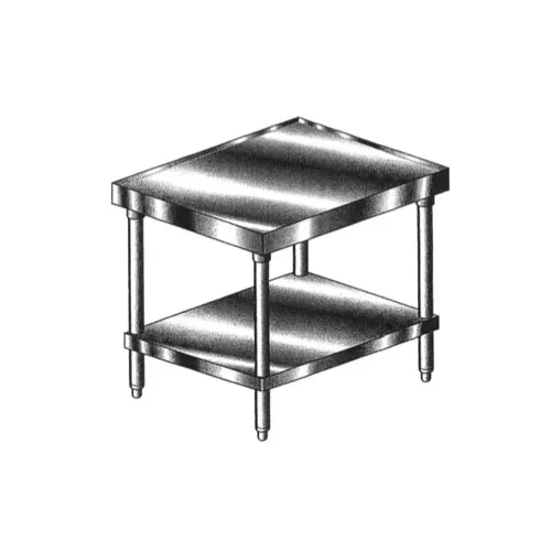 Klinger's Trading MX2424 Mixer Table, 24"W X 24"D X 24"H, Stainless Steel Top