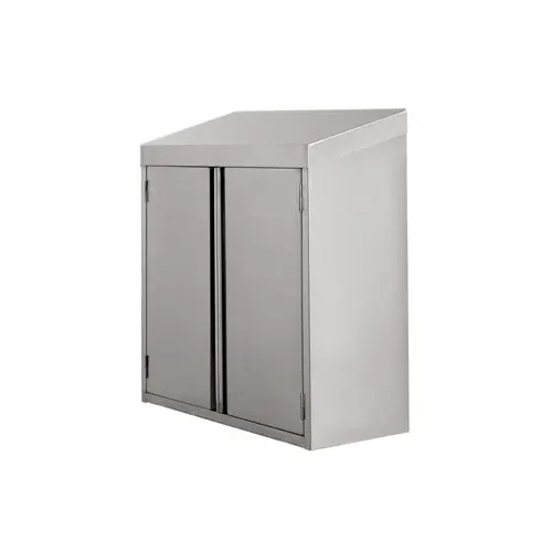 Klinger's Trading WC1560-HINGED 60" Stainless Steel Wall Mount Cabinet w/ Hinged Doors
